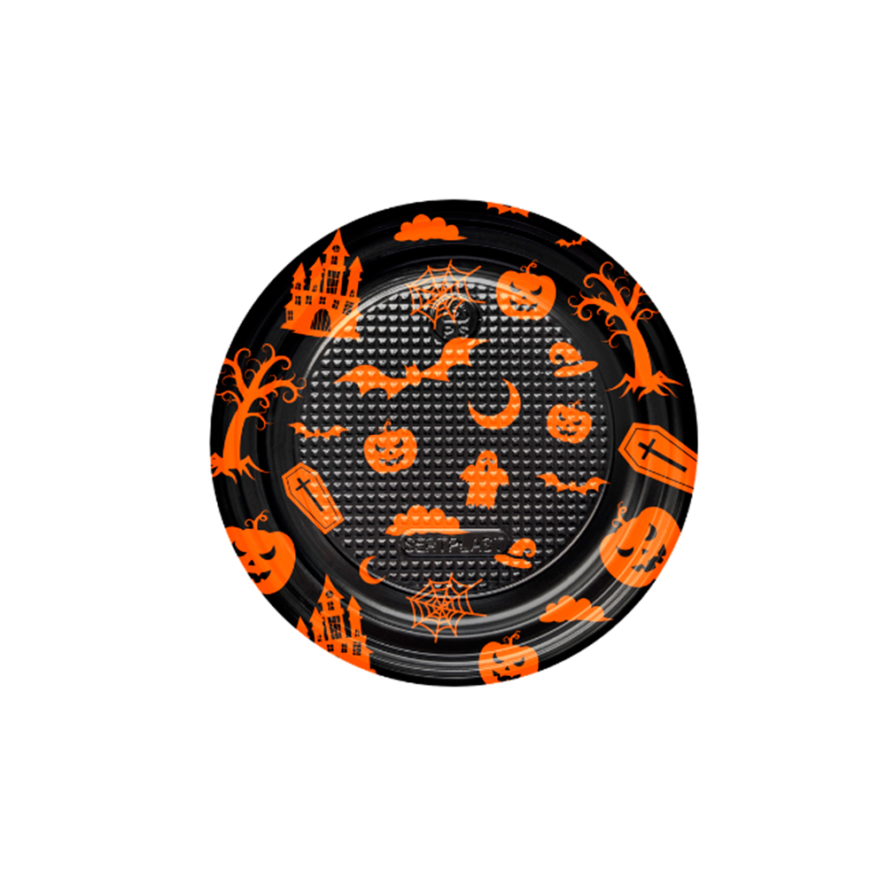 Halloween Fundo Preto Laranja