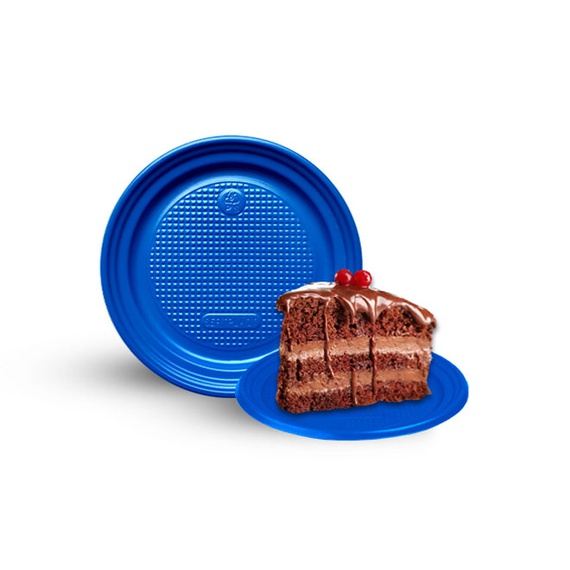 Prato Raso Azul Escuro